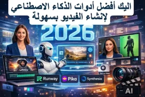 أفضل أدوات الذكاء الاصطناعي لإنشاء الفيديو بسهولة في 2026