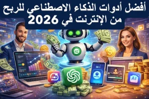 أفضل أدوات الذكاء الاصطناعي للربح من الإنترنت في 2026 – دليل شامل